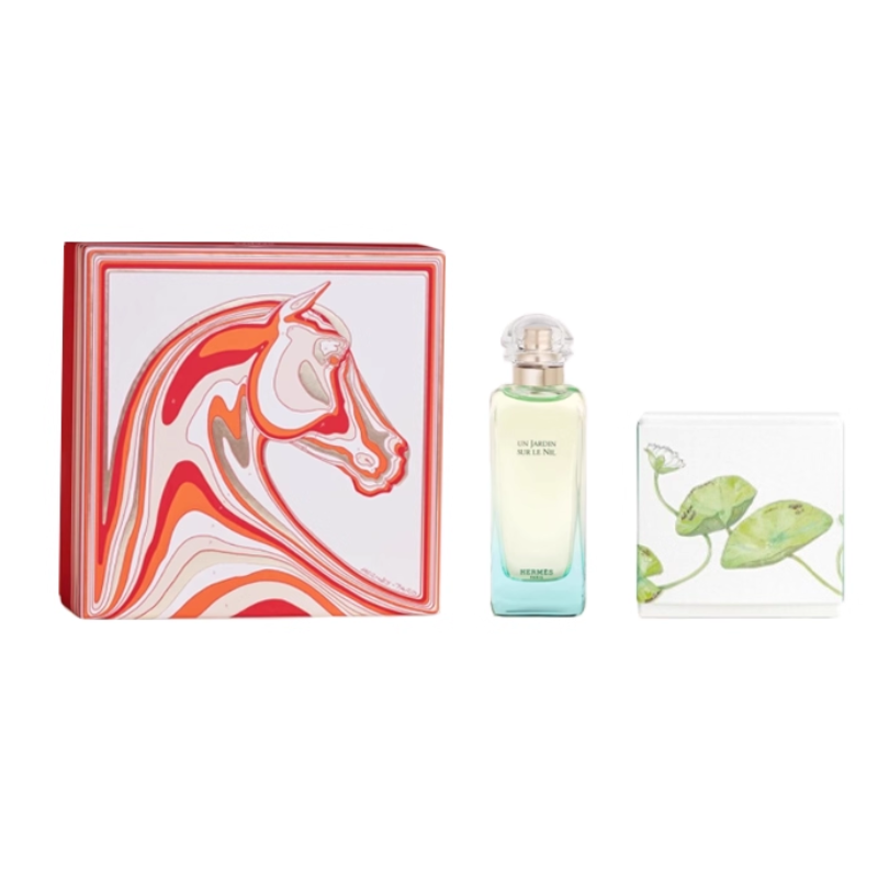 【自营】Hermes/爱马仕尼罗河花园中性淡香水套装 正品清新花香调