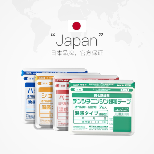 【自营】minikuma日本肌肉舒缓贴颈椎贴腰关节肩膀贴膏药贴热敷贴 - 图3