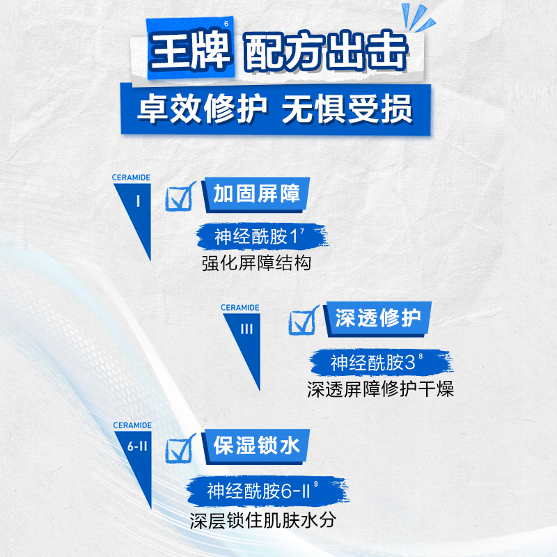 【自营】CeraVe适乐肤C乳身体乳持久保湿修护乳液473ml*2男女