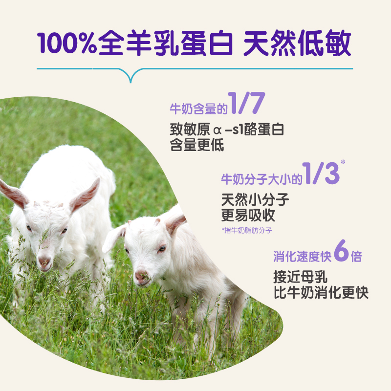 【自营】澳洲进口bubs婴儿a2配方益生菌益生元dha羊奶粉1段800g*3