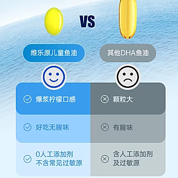 维乐原婴儿dha鱼油补脑软胶囊[25元优惠券]-寻折猪