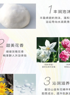 沐浴露宝丽清香柔润保湿泡沫
