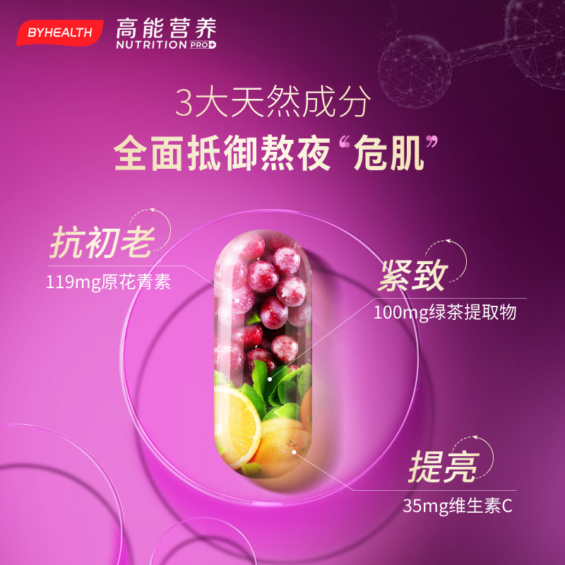 【自營】BYHEALTH湯臣倍健海外版葡萄籽膠囊花青素精華液維生素_天貓國際自營進口超市_保健食品_膳食營養補充食品