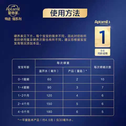 【自营】爱他美领熠婴儿配方奶粉800g（0-6月龄，1段） 图片 2