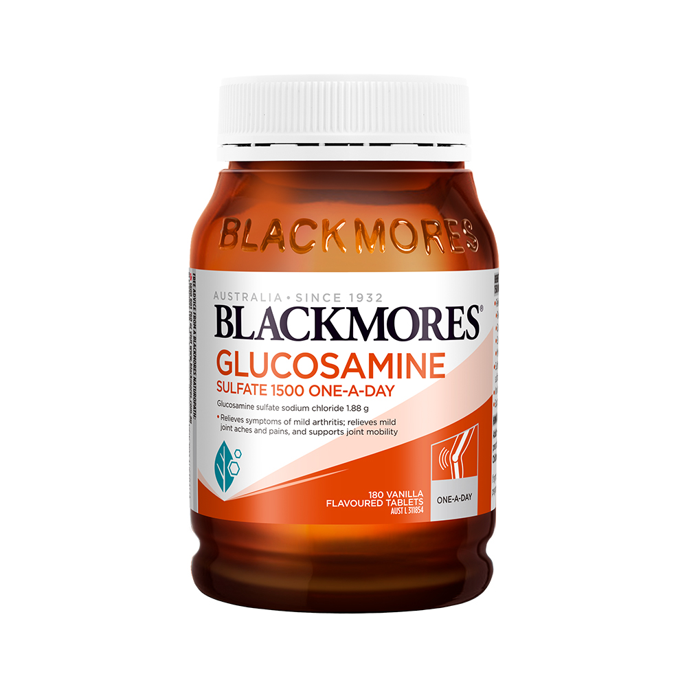 天猫国际进口超市澳洲Blackmores澳佳宝氨糖维骨力硫酸葡萄糖胺膳食补充180粒关节0