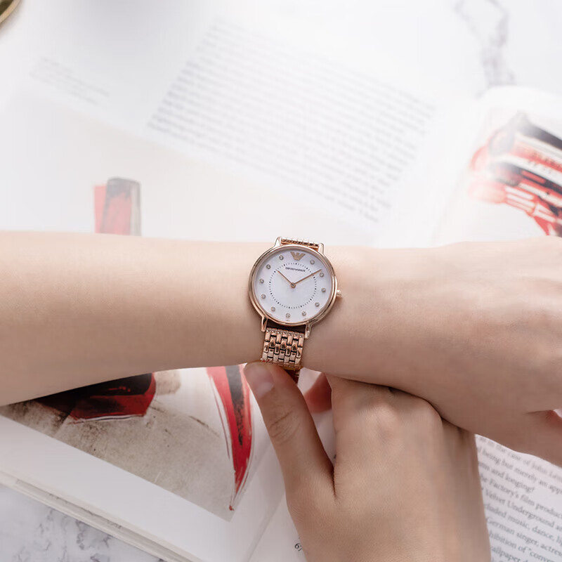 Armani watch women's gypsophila quartz