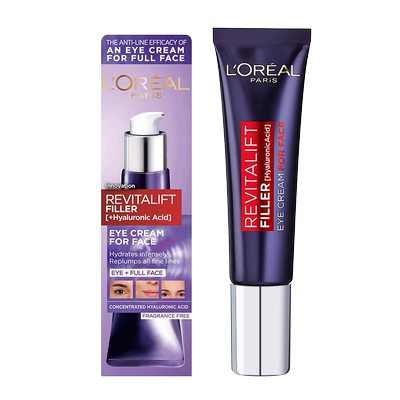 【自营】L'OREAL欧莱雅眼霜紫熨斗30ml 淡化眼纹眼圈提拉紧致正品