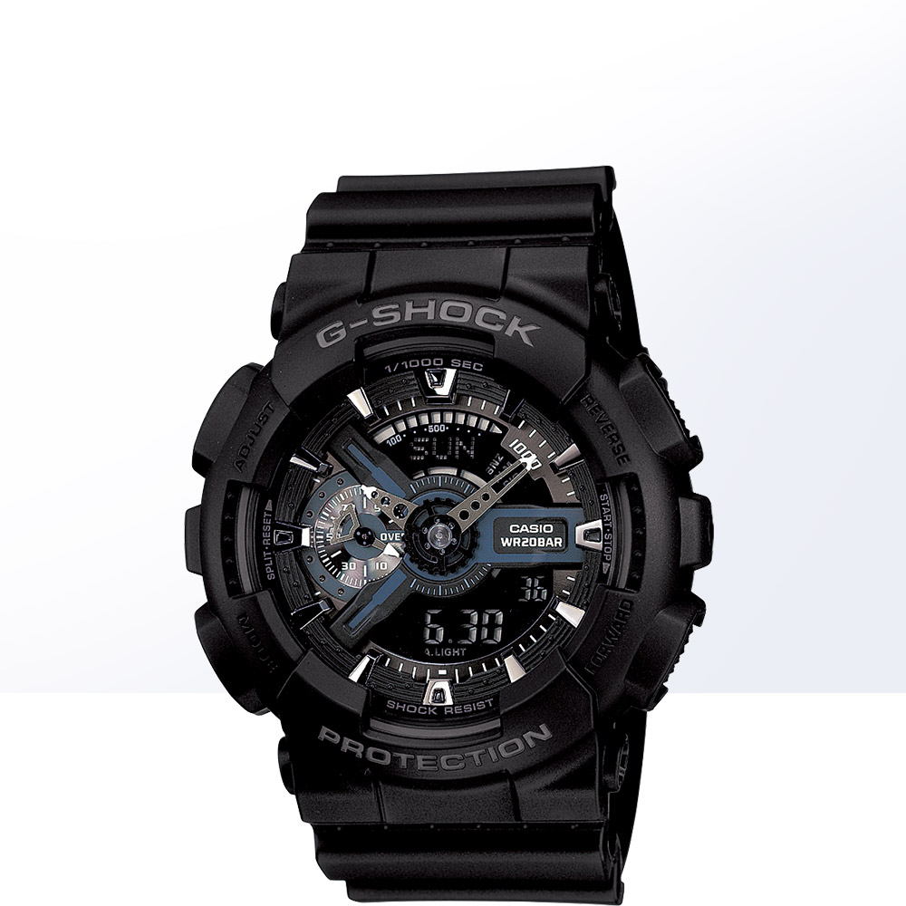 天猫国际进口超市【直营】卡西欧casio G-Shock黑武士运动石英男表学生腕表防水1
