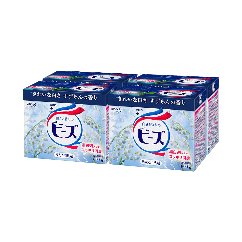【自营】日本进口KAO花王洗衣粉800G*4袋