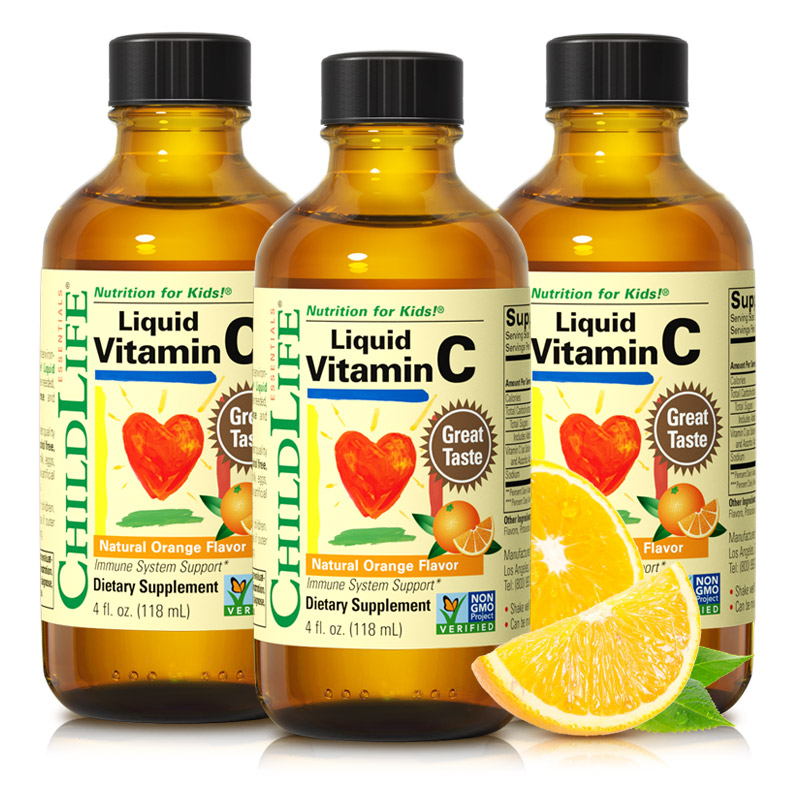 天猫国际进口超市美国童年时光维生素C活力液*3瓶 宝宝儿童维C 促铁吸收 6个月以上0