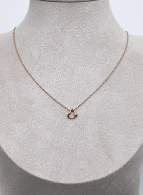 【自营】中古99新蒂芙尼Open Heart系列吊坠项链玫瑰金爱心项链