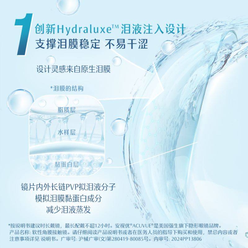 【自营】强生安视优欧舒适硅水凝胶日抛隐形眼镜30片,淘宝优惠券,粉丝福利购,淘宝优惠卷