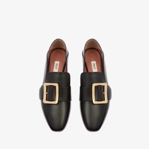 【自营】Bally/巴利经典女士JANELL小牛皮时尚休闲百搭乐福鞋送礼