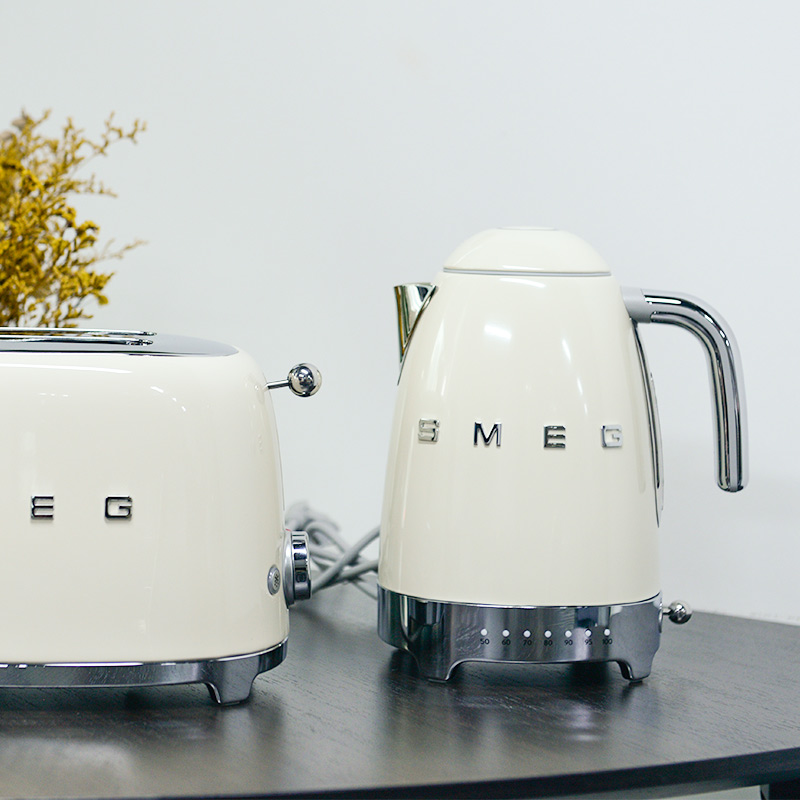 【自营】SMEG KLF04复古电热水壶烧水壶 7档温控 自动断电大容量 - 图3