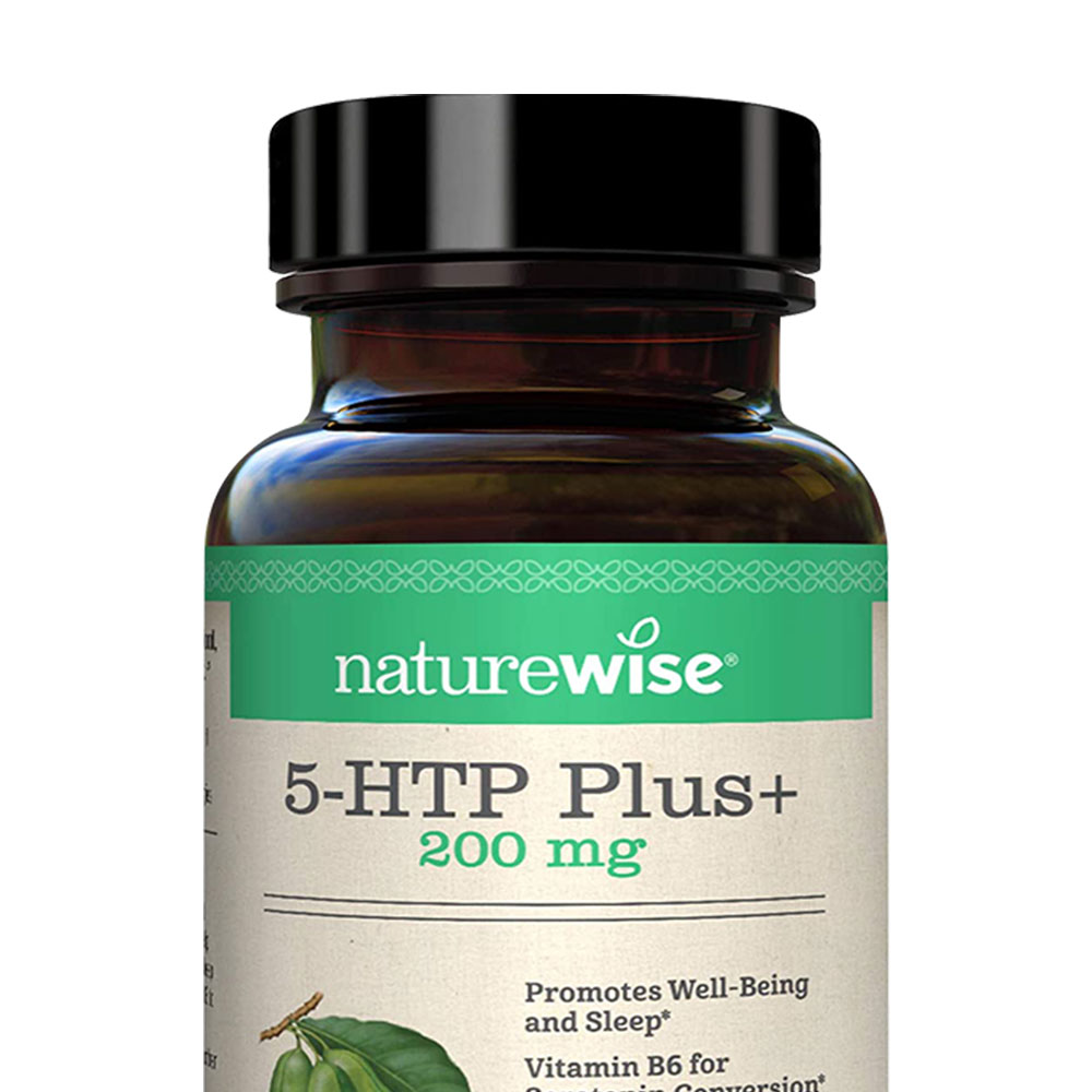 【自营】naturewise五羟色胺5-HTP色氨酸维生素B6美国保健品30粒 - 图1