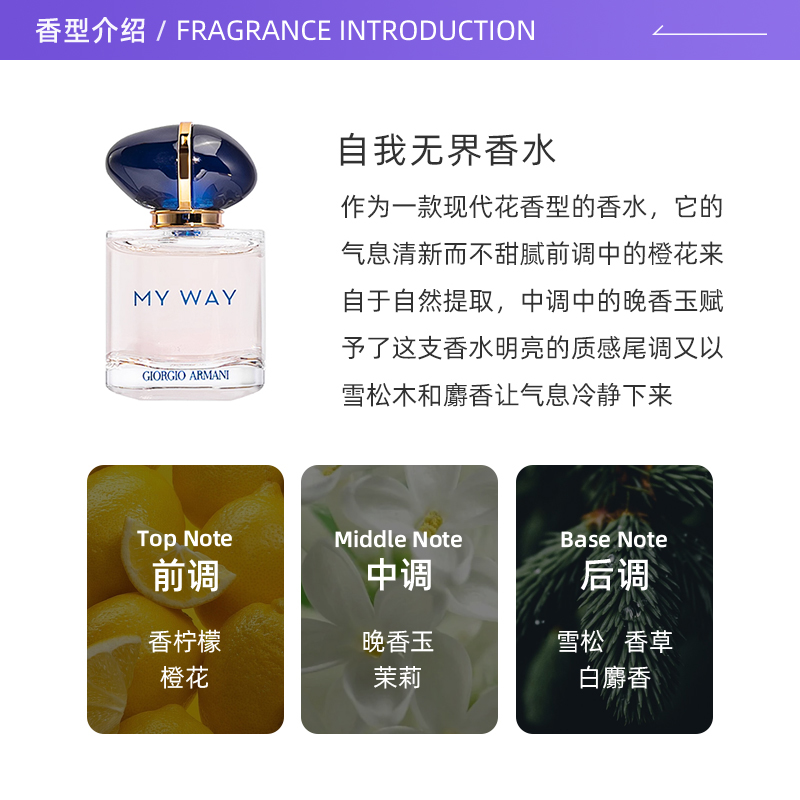 【自营】阿玛尼自我无界香水 7ml小样浓香水EDP热烈花果香调 - 图1