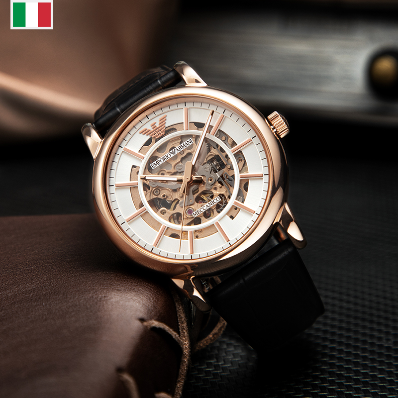 Armani Black Warrior mechanical men's watch