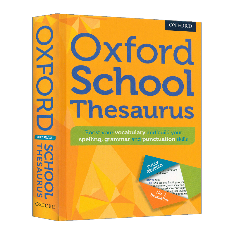 【自营】牛津小学同义词词典Oxford School Thesaurus  10-12岁实用词汇英国进口牛津儿童语料库释义清晰 词汇丰富 提升读写 - 图0