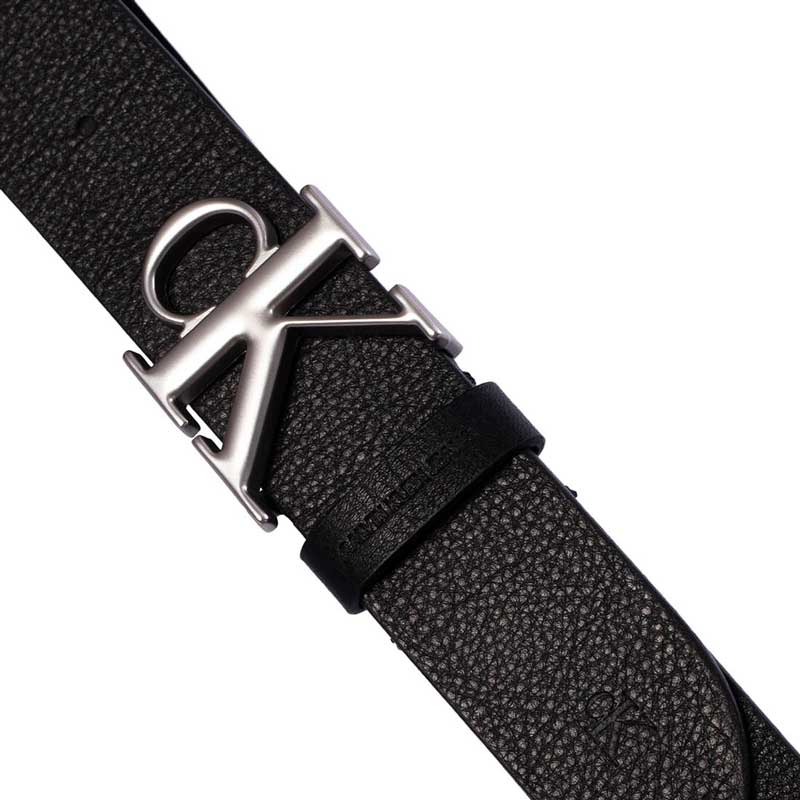 天猫国际进口超市【直营】Calvin Klein Jeans男士皮革腰带字母搭扣K50K507065BDS3