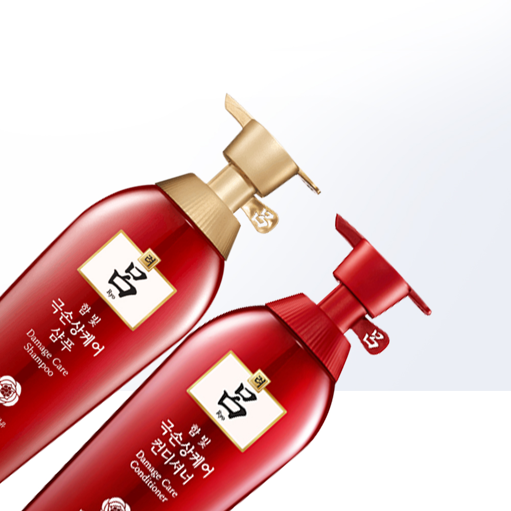 天猫国际进口超市【直营】RYO红吕洗发水500ml+护发素400ml套装 损伤修复滋润去屑1