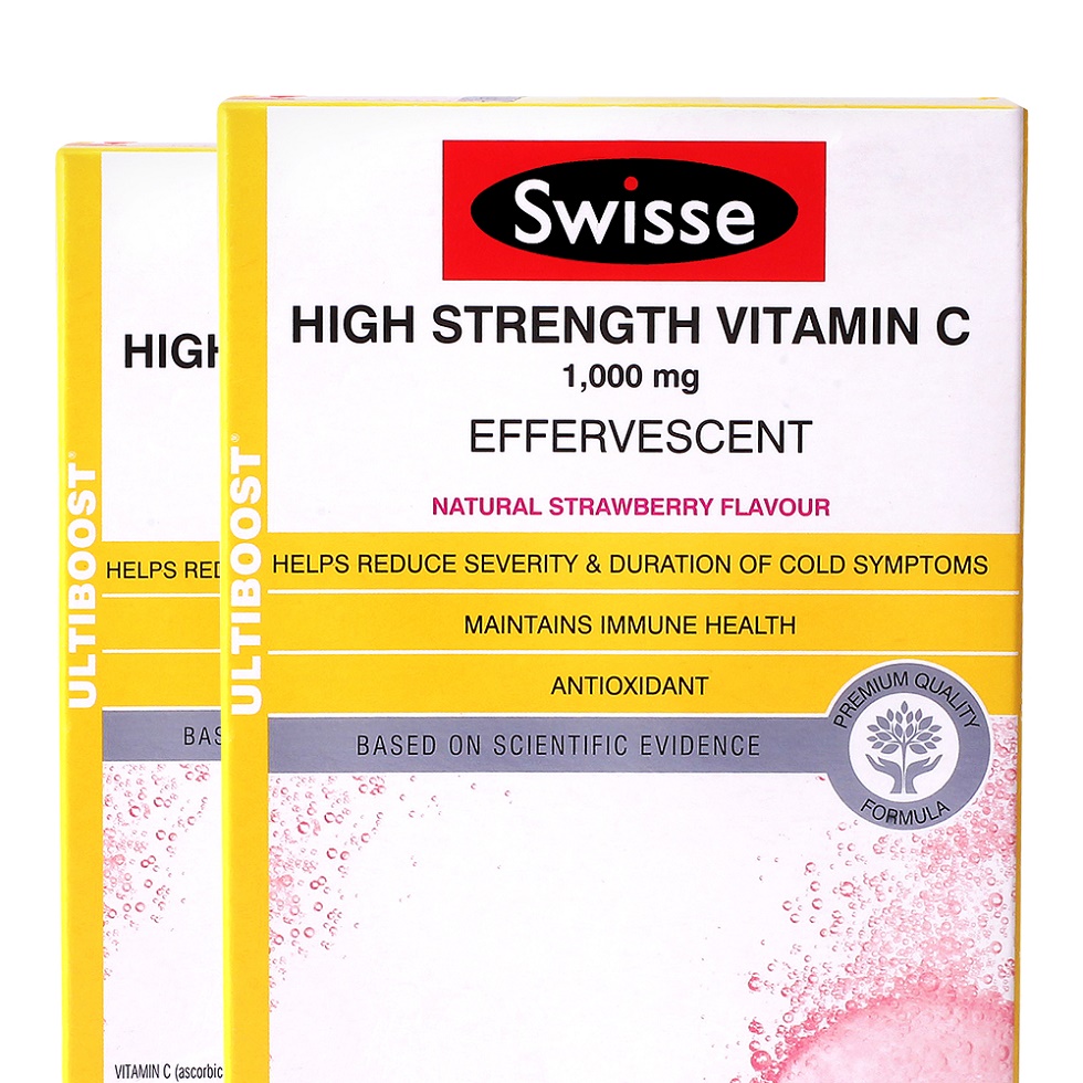 天猫国际进口超市【胡静同款】Swisse 斯维诗维生素c泡腾片vc片泡片腾成人保健品*21