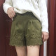 Women's woolen shorts 2023 new autumn and winter
