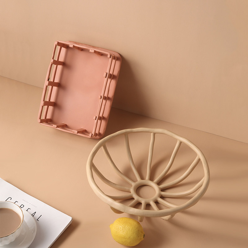 北欧ins网红水果盘客厅创意家用果盘茶几糖果盘镂空果篮风格现代,淘宝优惠券,粉丝福利购,淘宝优惠卷