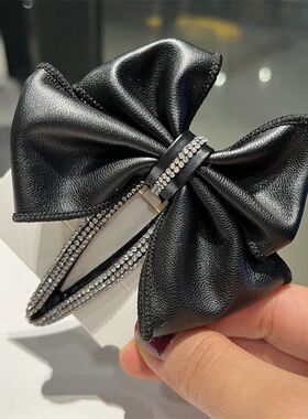 法式优雅高级感纯欲蝴蝶结发夹洋气氛围感公主风发饰头饰工厂直销