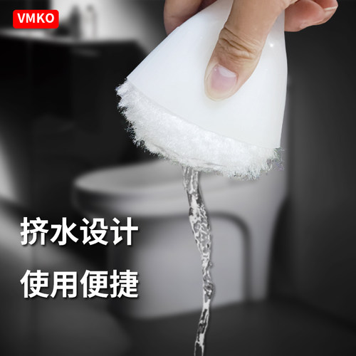 软毛马桶刷恭桶刷面盆刷宾馆卫生间挤水刷厕所浴缸刷酒店民宿厕刷 - 图1