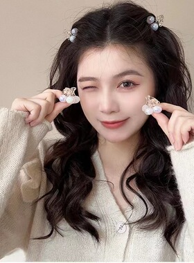炫彩樱桃小号抓夹夹子头饰刘海夹