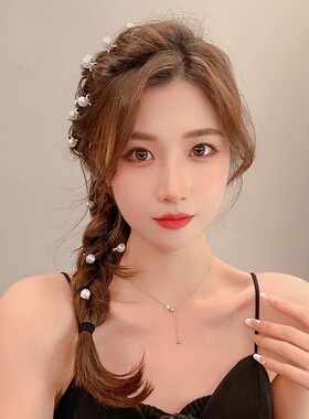 珍珠发夹发饰少女碎发夹