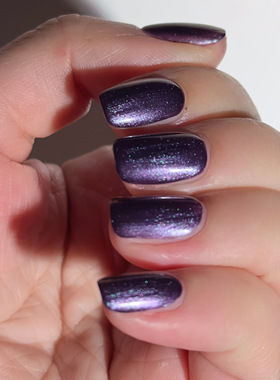 美国OPI微光疗指甲油ISL111 PURPLE REIGN低饱和暗葡萄紫浓郁暗紫