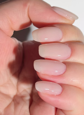 美国essie指甲油glass nails玻璃果冻系列 杏白色36 crystal ball
