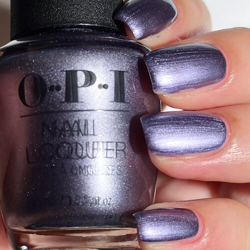 美国OPI指甲油F017 You've Got Nail显白气质持久美甲金属蓝紫 - 图0