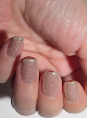 OPI H015鼠尾草灰绿指甲油 细闪金绿珠光显白秋冬莫兰迪纯色甲油
