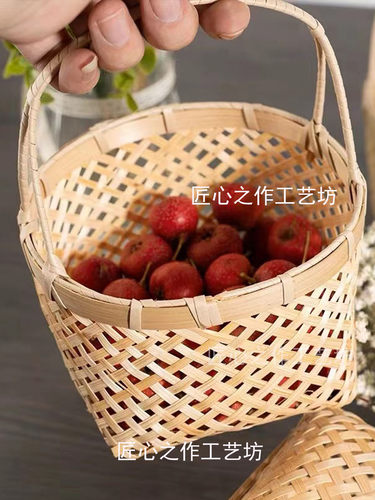 竹编diy材料包竹篾条竹条竹片彩色竹编竹条手工材料光滑编织专用 - 图3