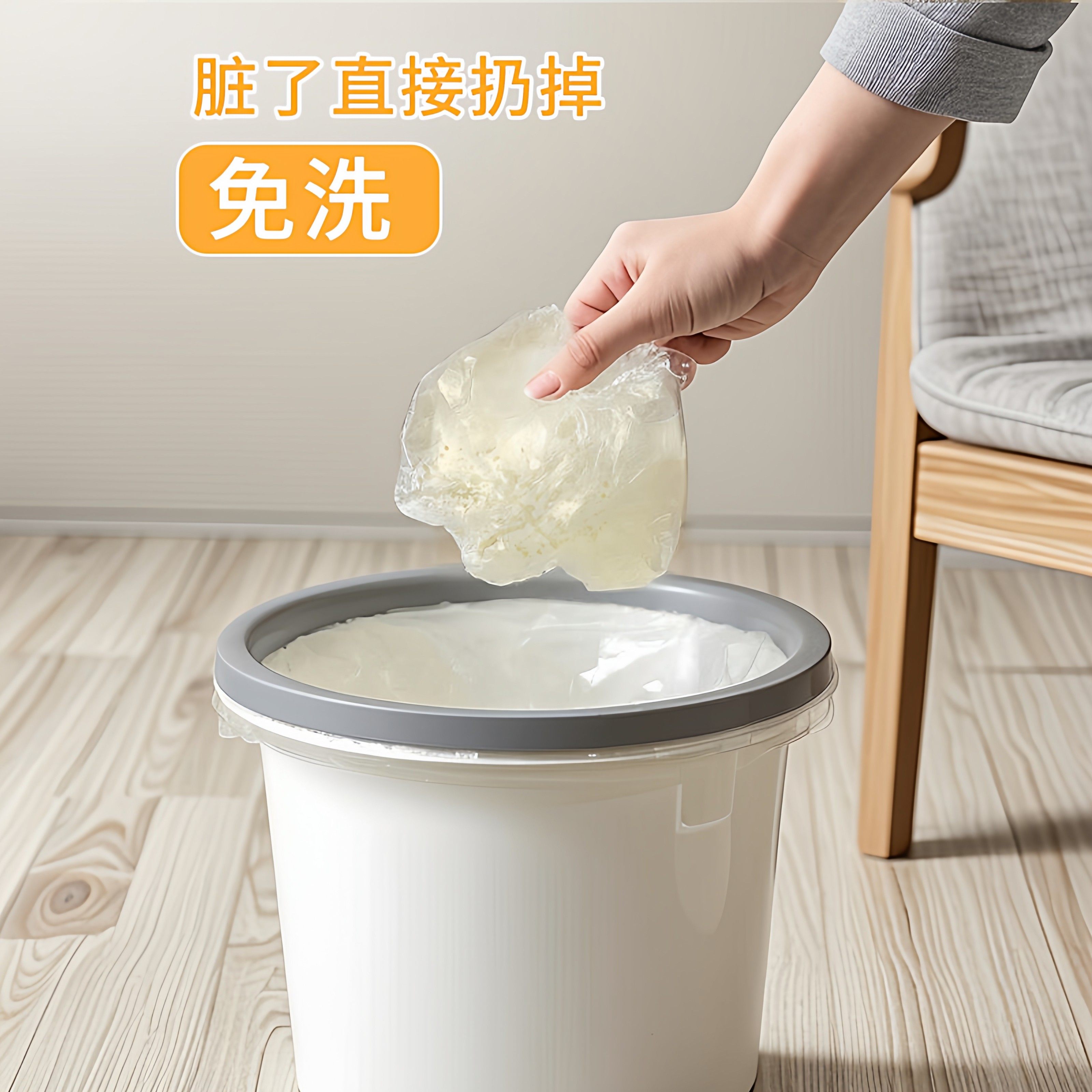 一次性加厚耐磨手套束口加长版洗碗厨房耐用贴手防水家务防护手套,淘宝优惠券,粉丝福利购,淘宝优惠卷