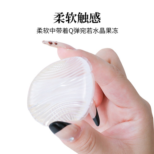 透明硅胶粉扑果冻气垫上妆粉扑身体乳BB霜粉扑干湿两用服帖 - 图1