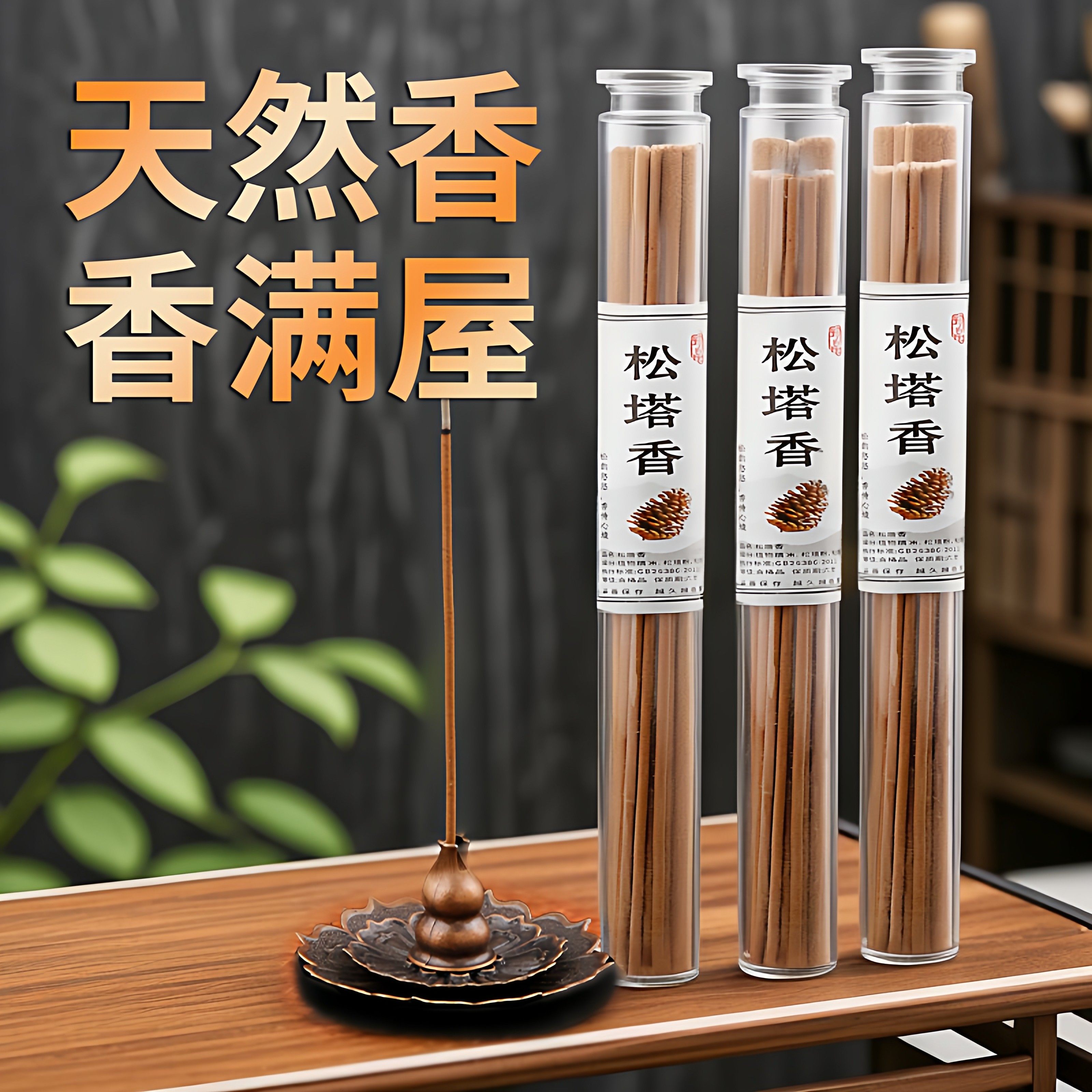 松塔香房间空气清爽线香古法净化磁场家用松果香薰清新净化空气剂,淘宝优惠券,粉丝福利购,淘宝优惠卷