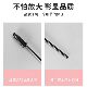 Disposable eyelash brush, ultra-fine eyebrow brush, eyebrow comb, eyebrow powder brush, spiral elbow grafting eyelash comb, makeup brush