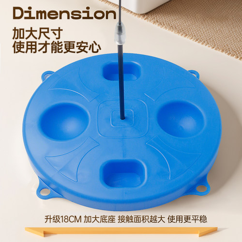 乒乓球训练器不倒翁固定学生家用懒人手神器双人单打练习器自练器 - 图3