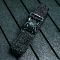 New Outdoor Tactical Belt Quick Release Insert Button 3 8cm Wide Commuter Speed Dry Nylon Pants Strap For Training Strap