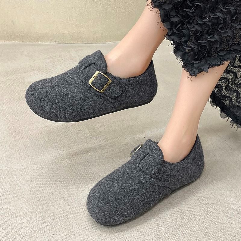 专柜2025秋冬新款复古加绒保暖雪地靴女平底防滑外穿豆豆毛毛棉鞋,淘宝优惠券,粉丝福利购,淘宝优惠卷