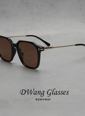 T型装饰超轻塑胶钛偏光太阳镜