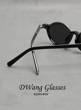 半框复古个性防紫外线偏光太阳镜