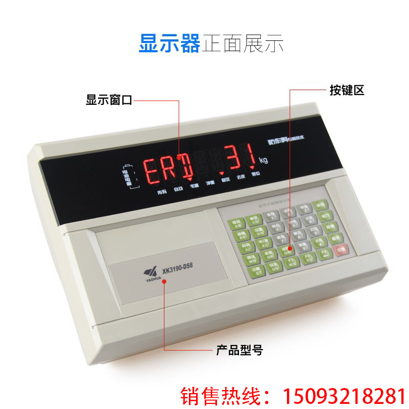 显示器头上海磅仪表DS称重数字耀汽车仪表磅华X8P大地8K30衡DS19 - 图0