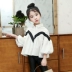 Quần áo trẻ em 2019 Xuân mới Áo cotton cho bé gái Áo dài Hàn Quốc Mùa xuân và mùa thu Trẻ em Áo phao tay áo trắng - Áo sơ mi Áo sơ mi