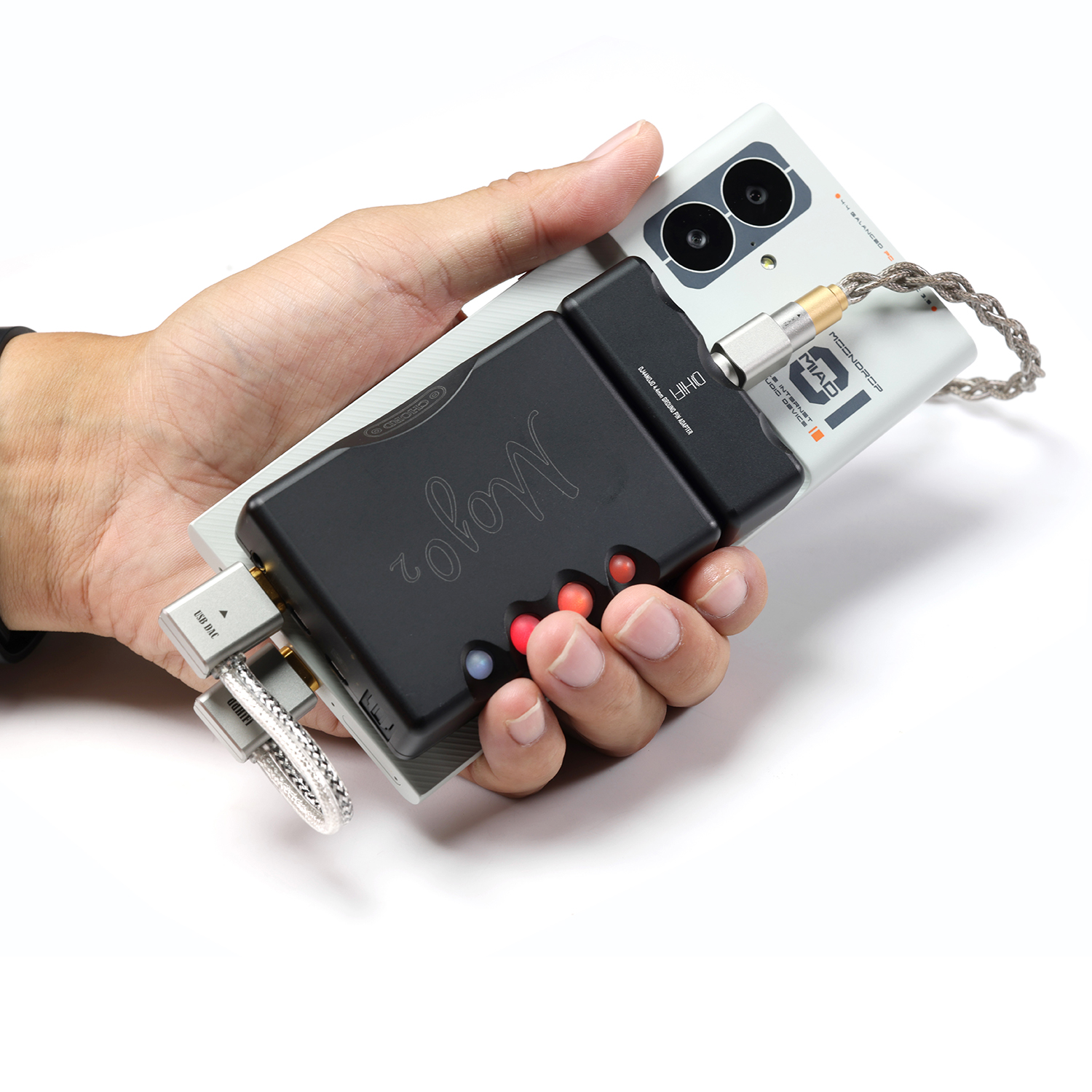 ddHiFi DJ44MOJO耳机4.4转接屏蔽盒Chord MOJO/MOJO2解码器专用 - 图3