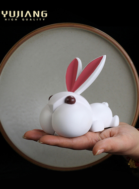 原创设计河马摆件文创车载摆件