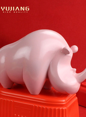 燃匠创意礼品犀牛办公室家居摆件